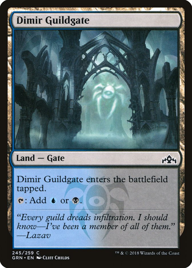 Dimir Guildgate (245/259) [Guilds of Ravnica] | Gate City Games LLC