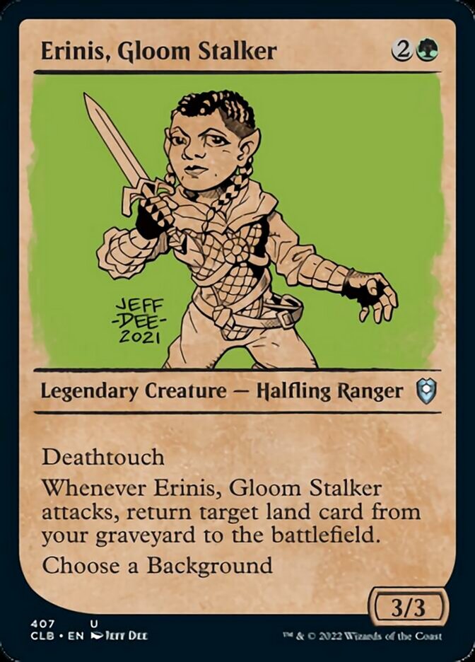 Erinis, Gloom Stalker (Showcase) [Commander Legends: Battle for Baldur's Gate] | Gate City Games LLC