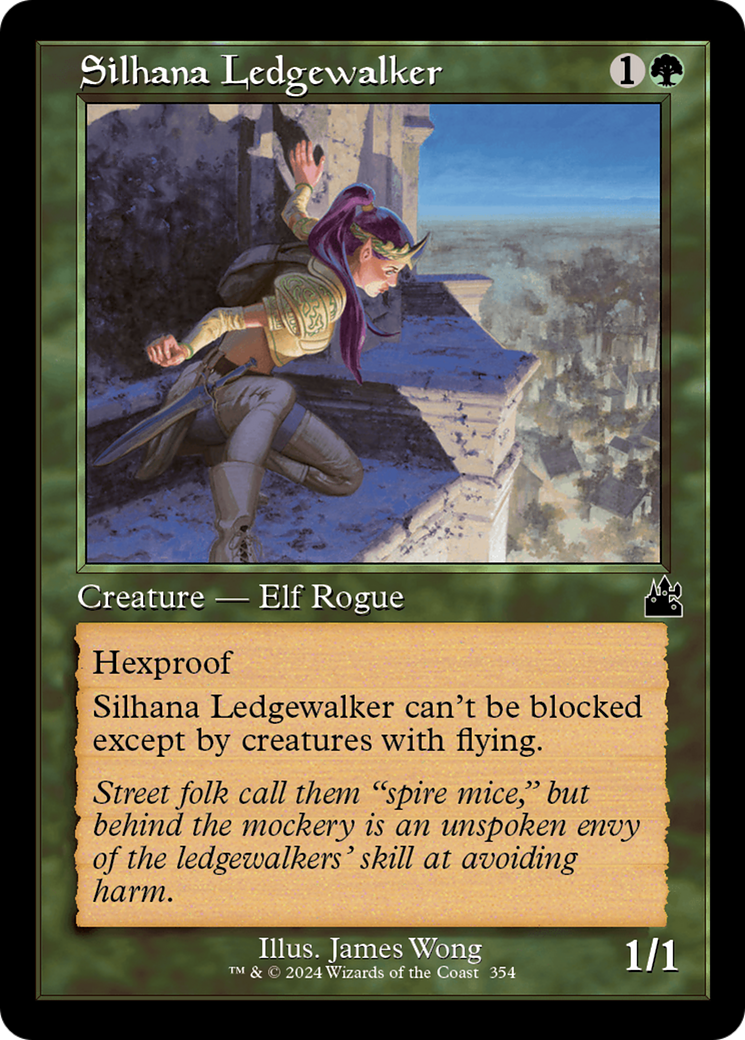Silhana Ledgewalker (Retro Frame) [Ravnica Remastered] | Gate City Games LLC
