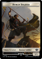 Food (10) // Human Soldier (02) Double-Sided Token [The Lord of the Rings: Tales of Middle-Earth Tokens] | Gate City Games LLC