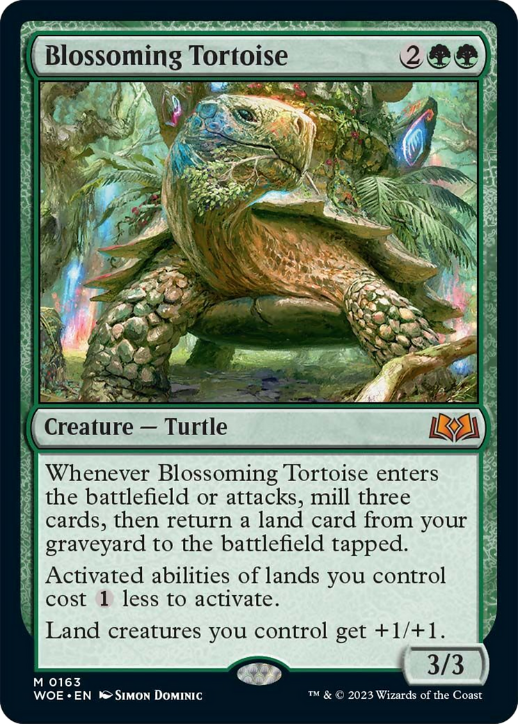 Blossoming Tortoise [Wilds of Eldraine] | Gate City Games LLC