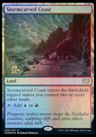 Stormcarved Coast [Innistrad: Crimson Vow Prerelease Promos] | Gate City Games LLC