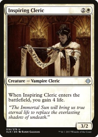 Inspiring Cleric [Ixalan] | Gate City Games LLC