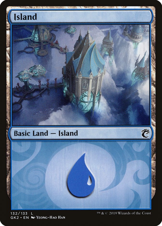 Island (132) [Ravnica Allegiance Guild Kit] | Gate City Games LLC