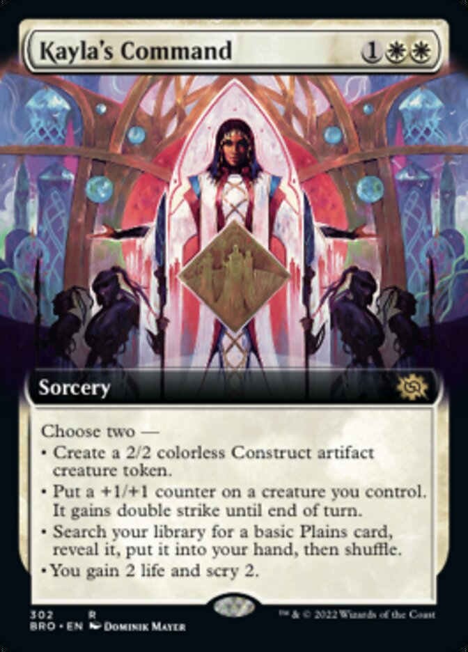 Kayla's Command (Extended Art) [The Brothers' War] | Gate City Games LLC