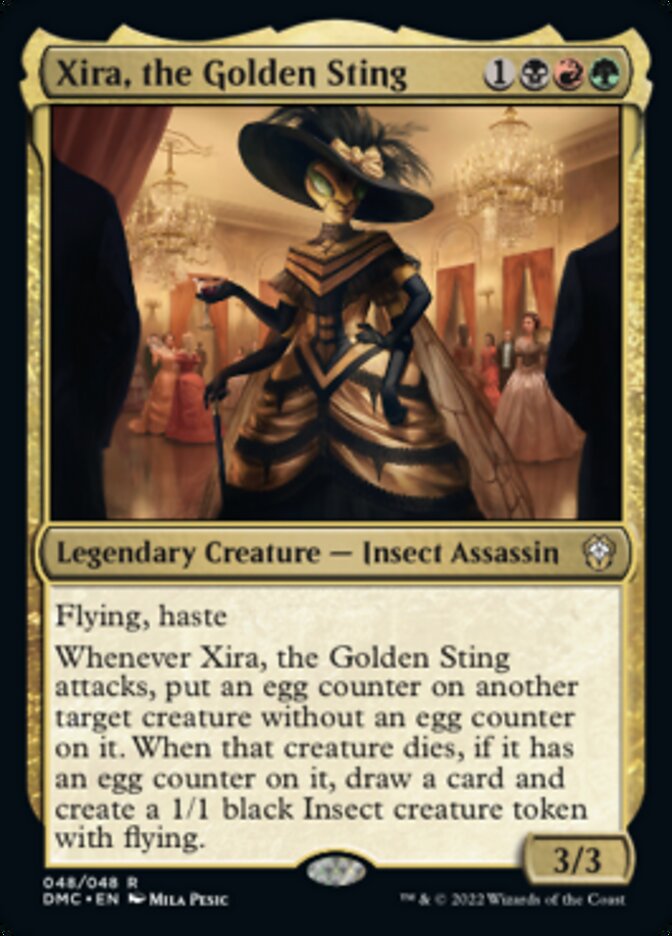 Xira, the Golden Sting [Dominaria United Commander] | Gate City Games LLC