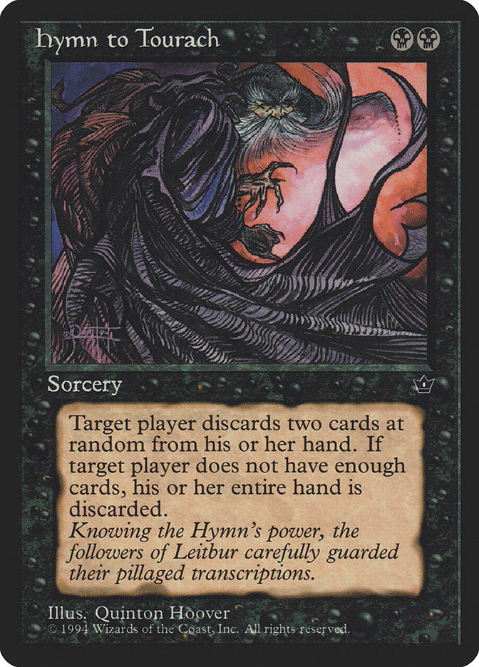 Hymn to Tourach (Quinton Hoover) [Fallen Empires] | Gate City Games LLC