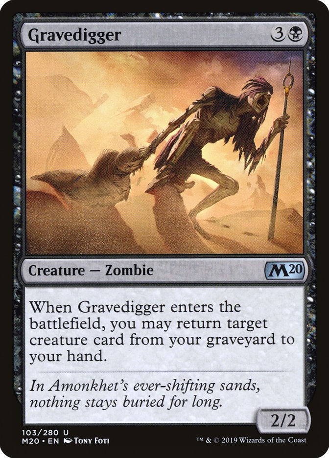 Gravedigger [Core Set 2020] | Gate City Games LLC