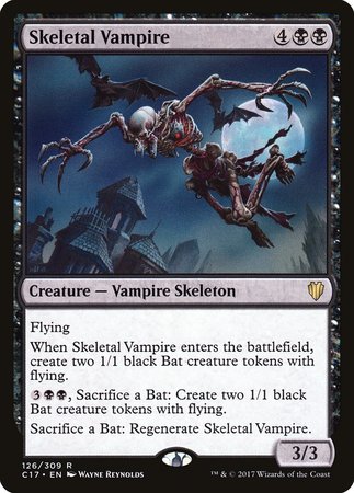 Skeletal Vampire [Commander 2017] | Gate City Games LLC