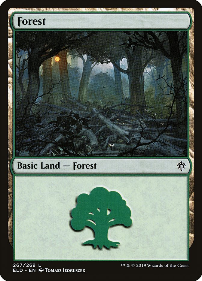 Forest (267) [Throne of Eldraine] | Gate City Games LLC