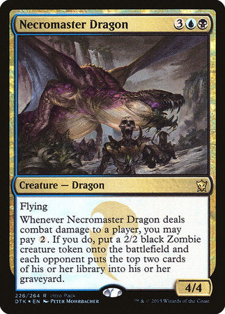 Necromaster Dragon [Dragons of Tarkir Promos] | Gate City Games LLC