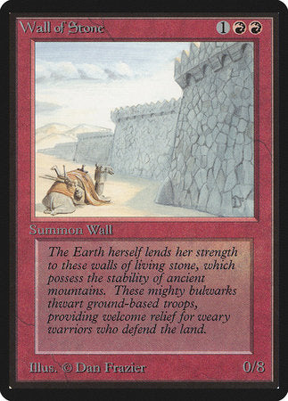 Wall of Stone [Limited Edition Beta] | Gate City Games LLC