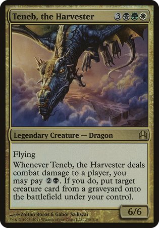 Teneb, the Harvester (Oversized) [Commander 2011 Oversized] | Gate City Games LLC