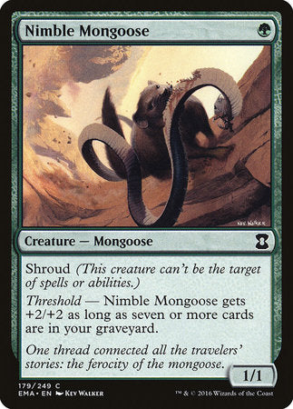 Nimble Mongoose [Eternal Masters] | Gate City Games LLC