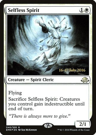 Selfless Spirit [Eldritch Moon Promos] | Gate City Games LLC