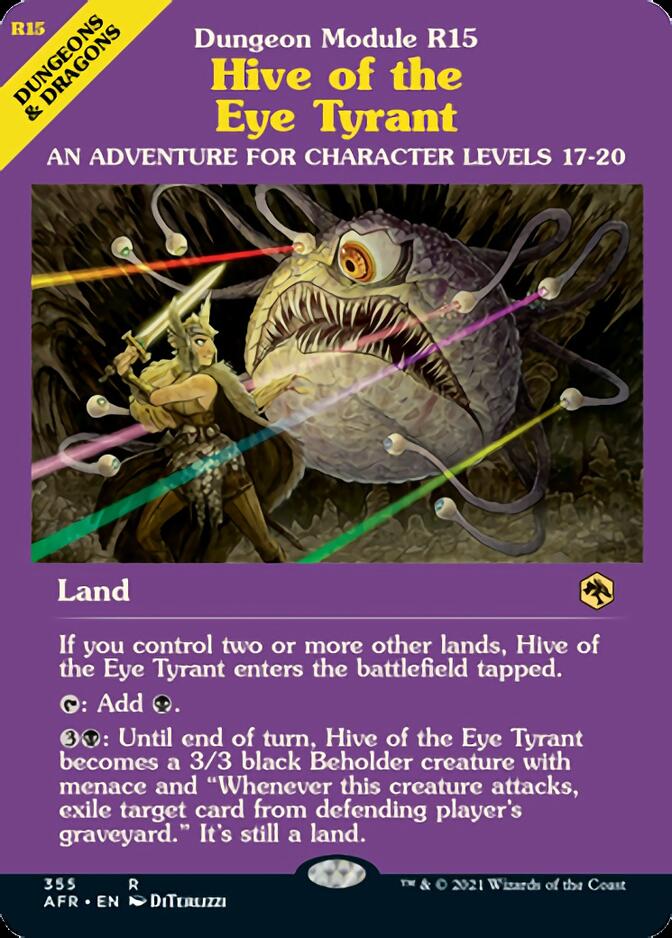 Hive of the Eye Tyrant (Dungeon Module) [Dungeons & Dragons: Adventures in the Forgotten Realms] | Gate City Games LLC