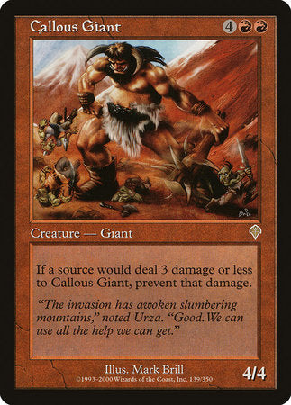 Callous Giant [Invasion] | Gate City Games LLC