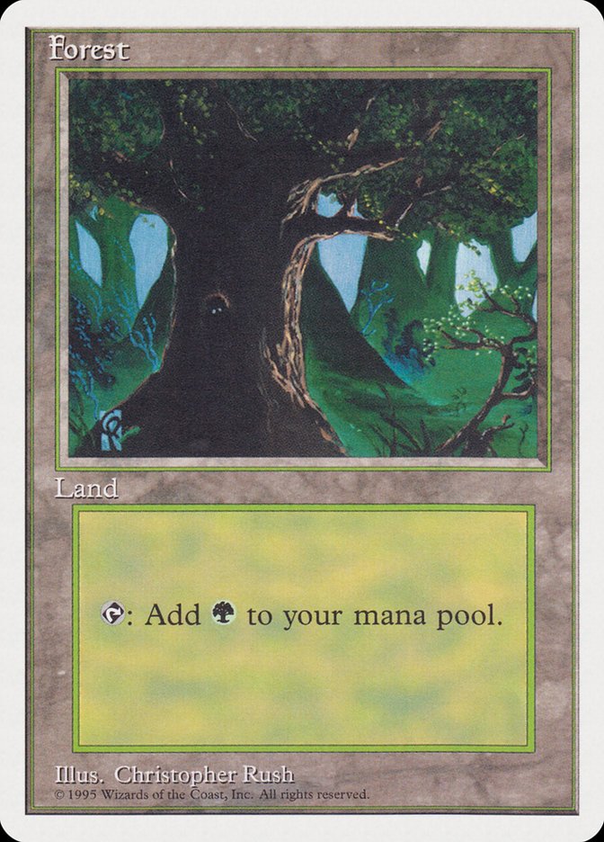 Forest (Creature in Tree Hole) [Rivals Quick Start Set] | Gate City Games LLC