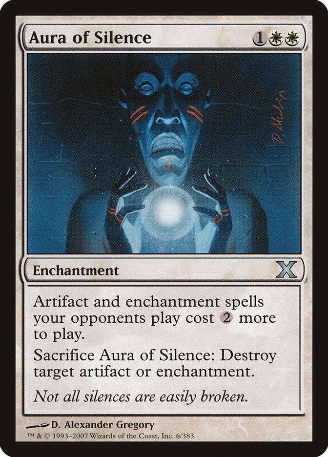 Aura of Silence [Tenth Edition] | Gate City Games LLC