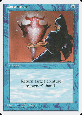 Unsummon [Fourth Edition] | Gate City Games LLC