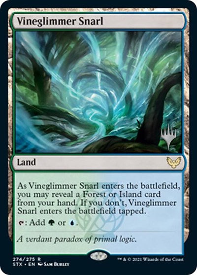 Vineglimmer Snarl (Promo Pack) [Strixhaven: School of Mages Promos] | Gate City Games LLC