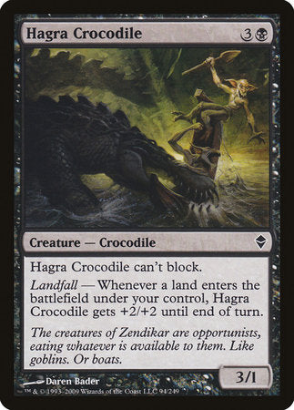 Hagra Crocodile [Zendikar] | Gate City Games LLC
