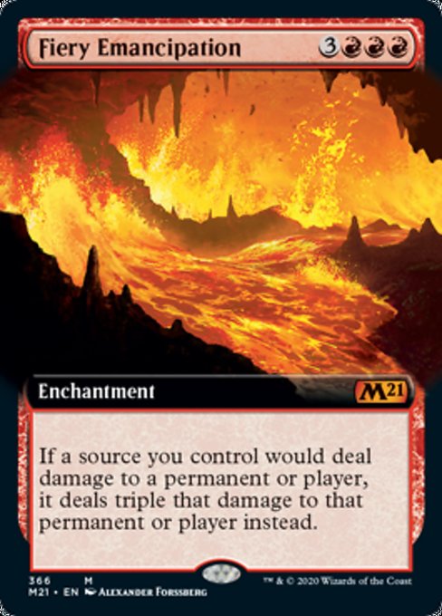 Fiery Emancipation (Extended Art) [Core Set 2021] | Gate City Games LLC