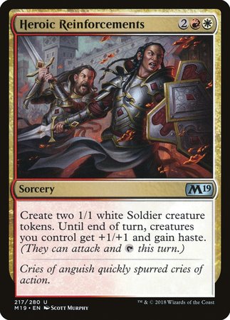Heroic Reinforcements [Core Set 2019] | Gate City Games LLC