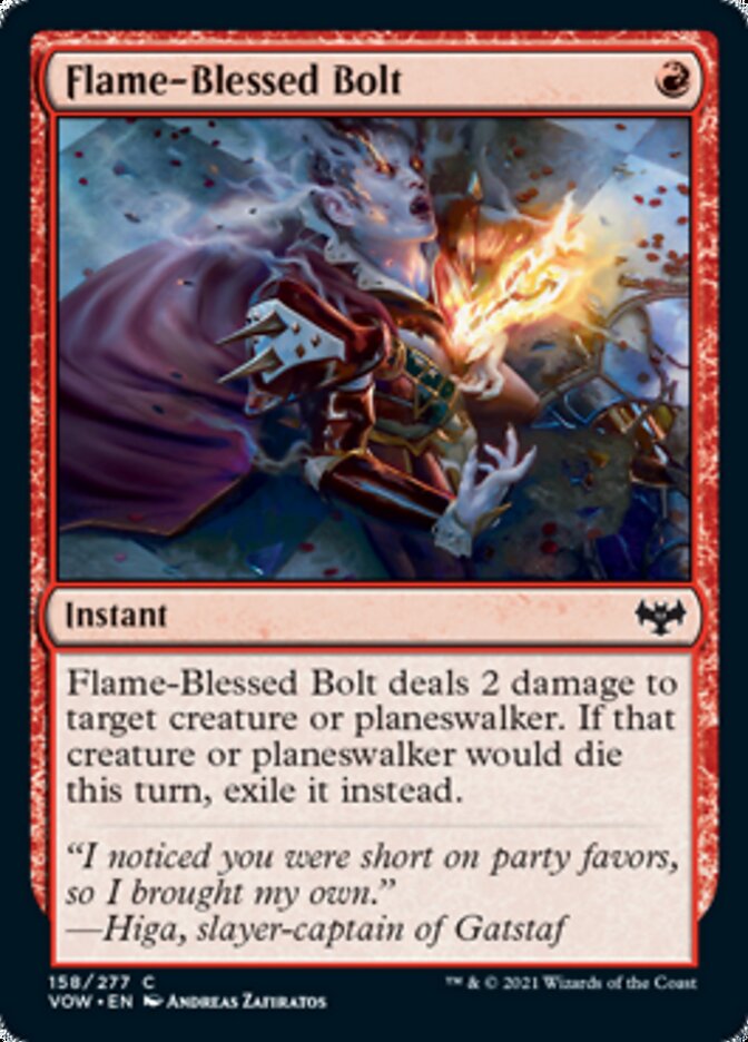 Flame-Blessed Bolt [Innistrad: Crimson Vow] | Gate City Games LLC