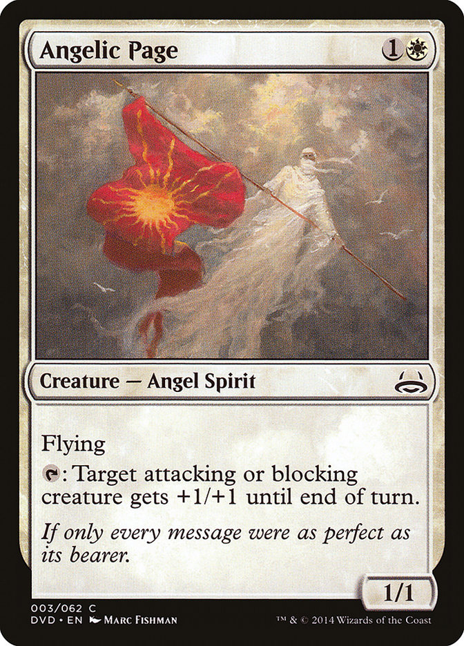 Angelic Page (Divine vs. Demonic) [Duel Decks Anthology] | Gate City Games LLC