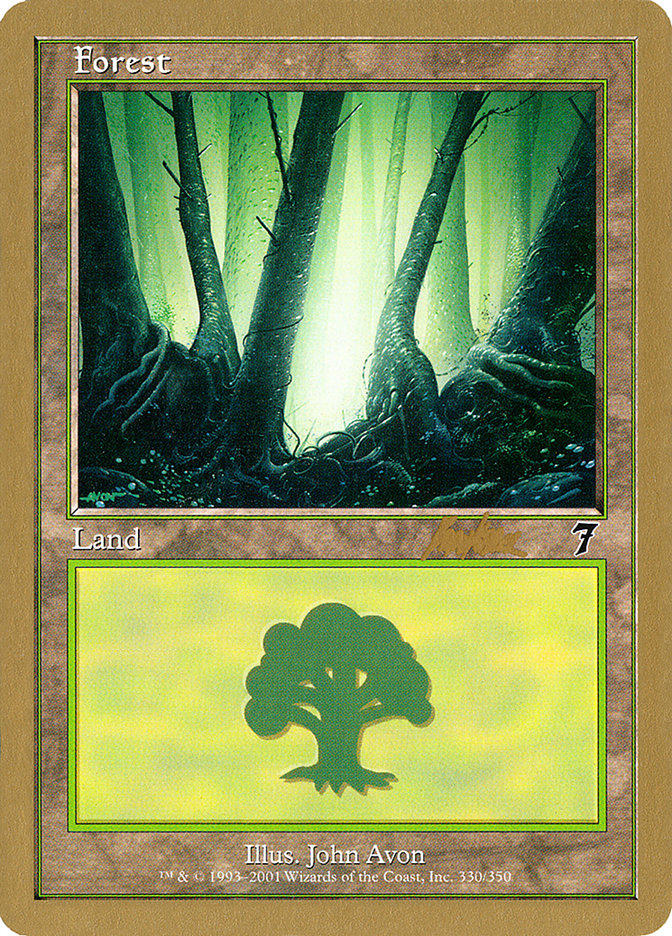 Forest (bk330) (Brian Kibler) [World Championship Decks 2002] | Gate City Games LLC