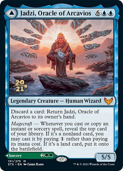 Jadzi, Oracle of Arcavios // Journey to the Oracle [Strixhaven: School of Mages Prerelease Promos] | Gate City Games LLC