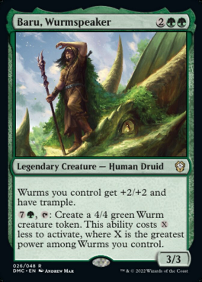 Baru, Wurmspeaker [Dominaria United Commander] | Gate City Games LLC