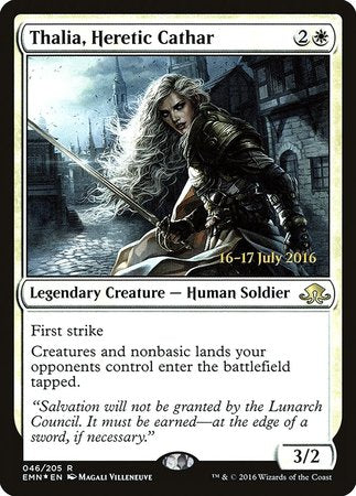 Thalia, Heretic Cathar [Eldritch Moon Promos] | Gate City Games LLC