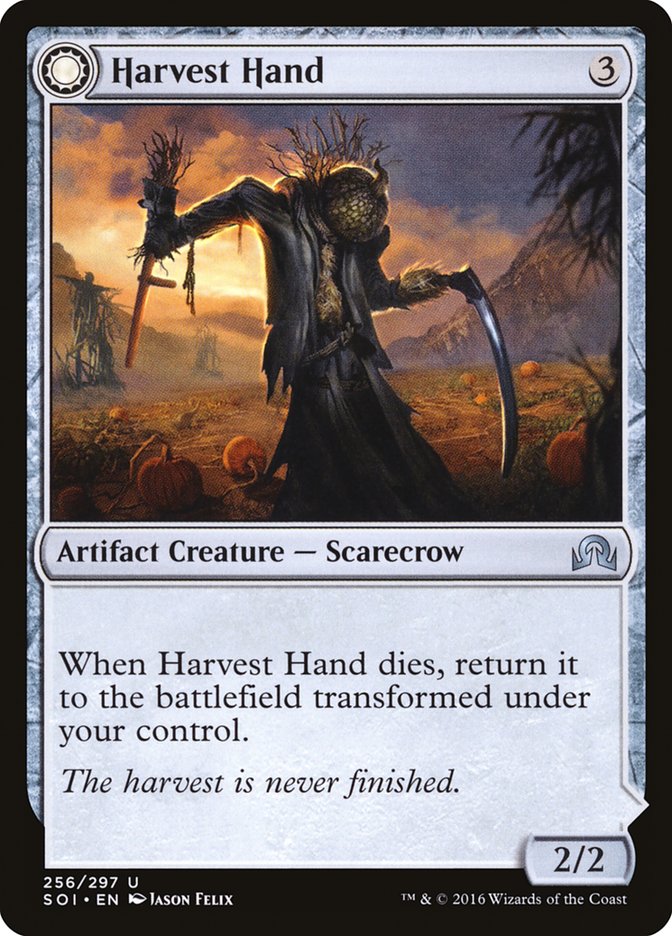 Harvest Hand // Scrounged Scythe [Shadows over Innistrad] | Gate City Games LLC