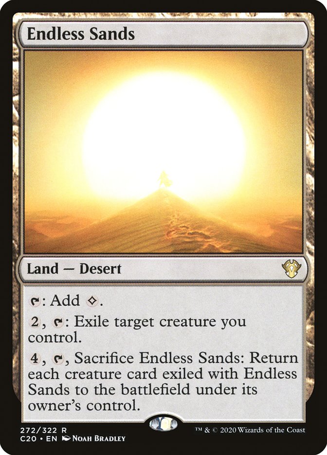 Endless Sands [Commander 2020] | Gate City Games LLC