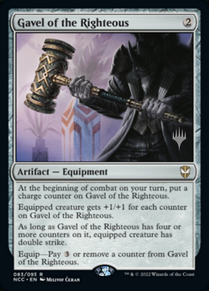 Gavel of the Righteous (Promo Pack) [Streets of New Capenna Commander Promos] | Gate City Games LLC