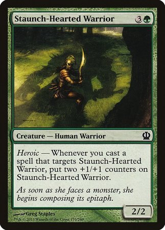 Staunch-Hearted Warrior [Theros] | Gate City Games LLC