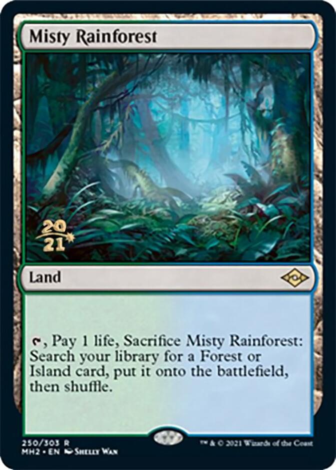 Misty Rainforest [Modern Horizons 2 Prerelease Promos] | Gate City Games LLC