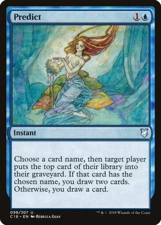 Predict [Commander 2018] | Gate City Games LLC