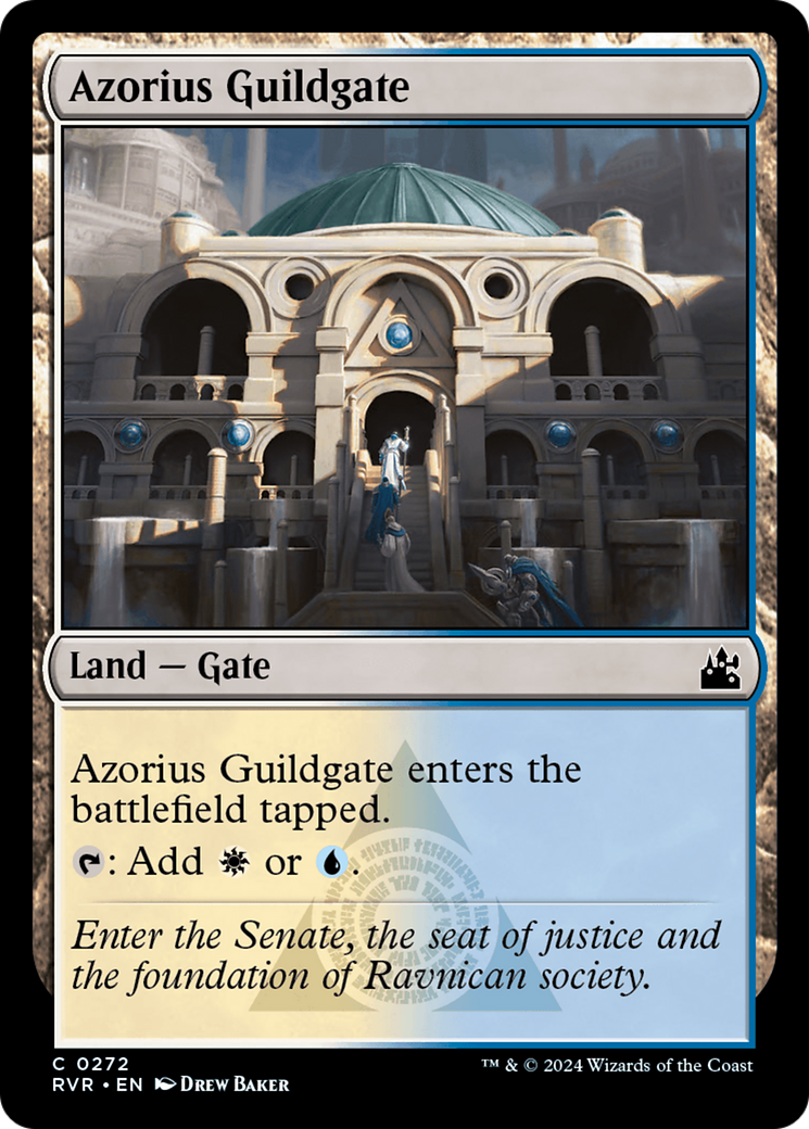 Azorius Guildgate [Ravnica Remastered] | Gate City Games LLC