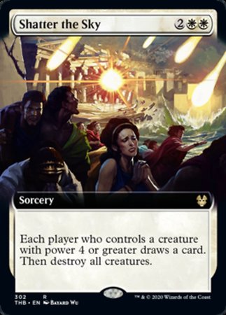 Shatter the Sky (Extended Art) [Theros Beyond Death] | Gate City Games LLC