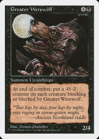 Greater Werewolf [Fifth Edition] | Gate City Games LLC