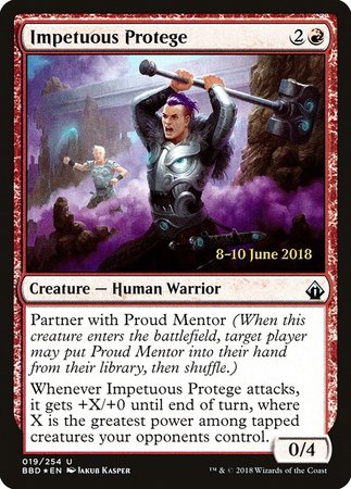 Impetuous Protege [Battlebond Promos] | Gate City Games LLC