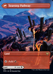 Blightstep Pathway // Searstep Pathway (Borderless Alternate Art) [Kaldheim] | Gate City Games LLC