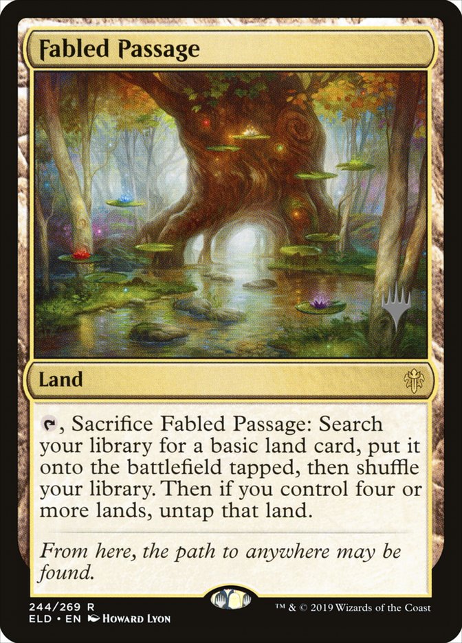 Fabled Passage (Promo Pack) [Throne of Eldraine Promos] | Gate City Games LLC