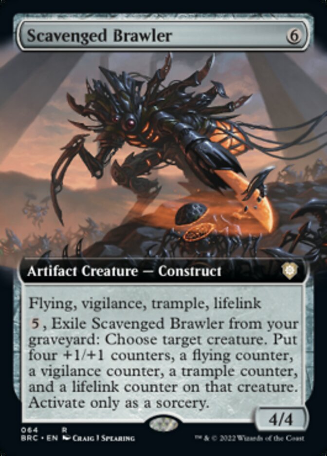 Scavenged Brawler (Extended Art) [The Brothers' War Commander] | Gate City Games LLC