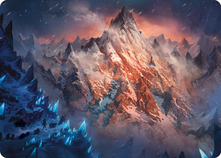 Mountain Art Card [The Lord of the Rings: Tales of Middle-earth Art Series] | Gate City Games LLC