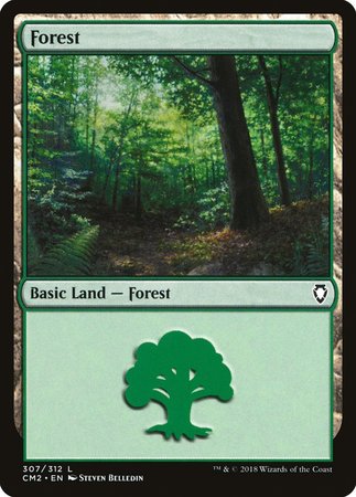 Forest (307) [Commander Anthology Volume II] | Gate City Games LLC