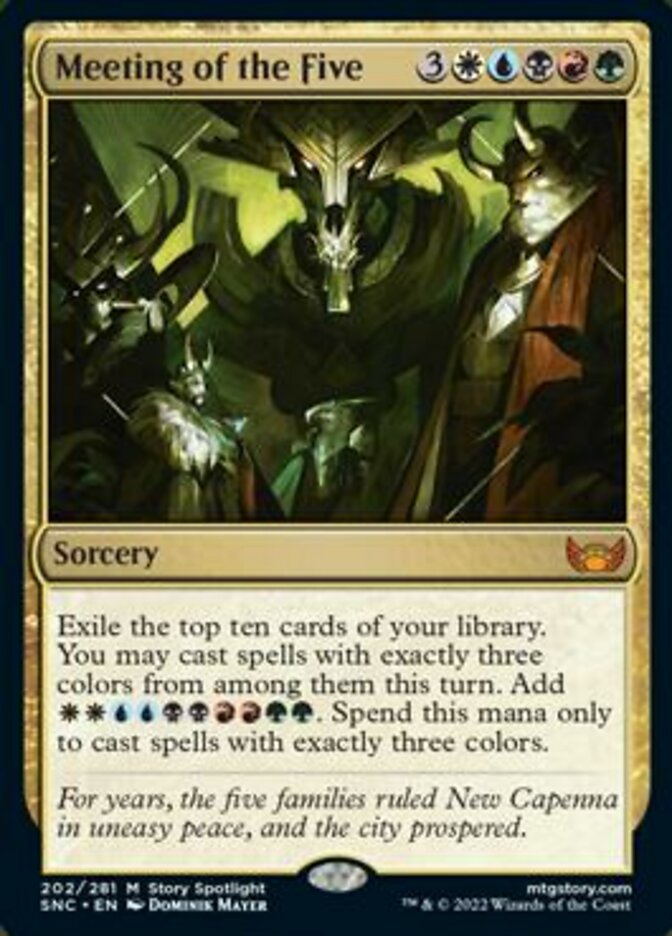 Meeting of the Five [Streets of New Capenna] | Gate City Games LLC